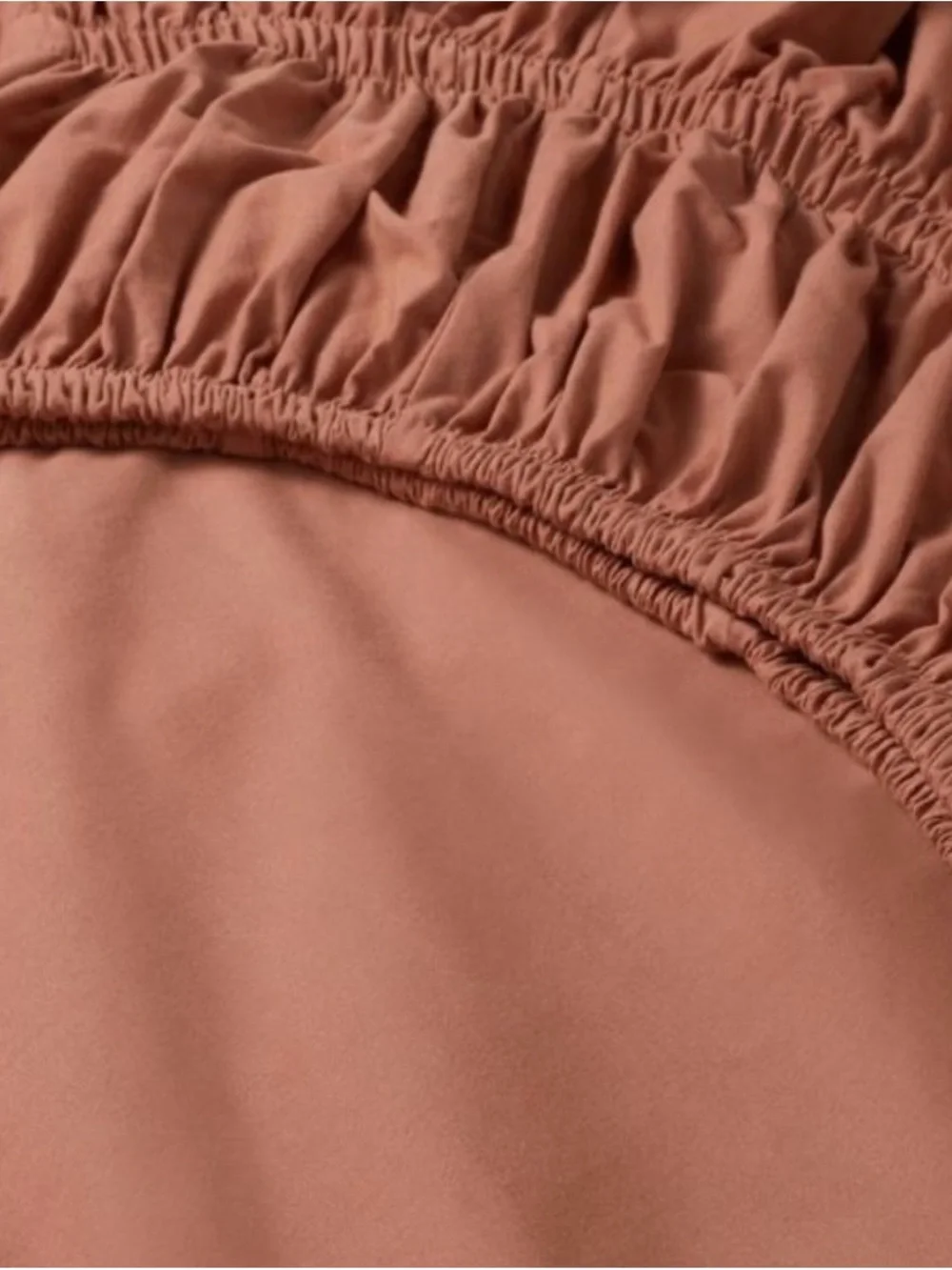 Fringe Cotton Percale Twin/ twin XL sheet set